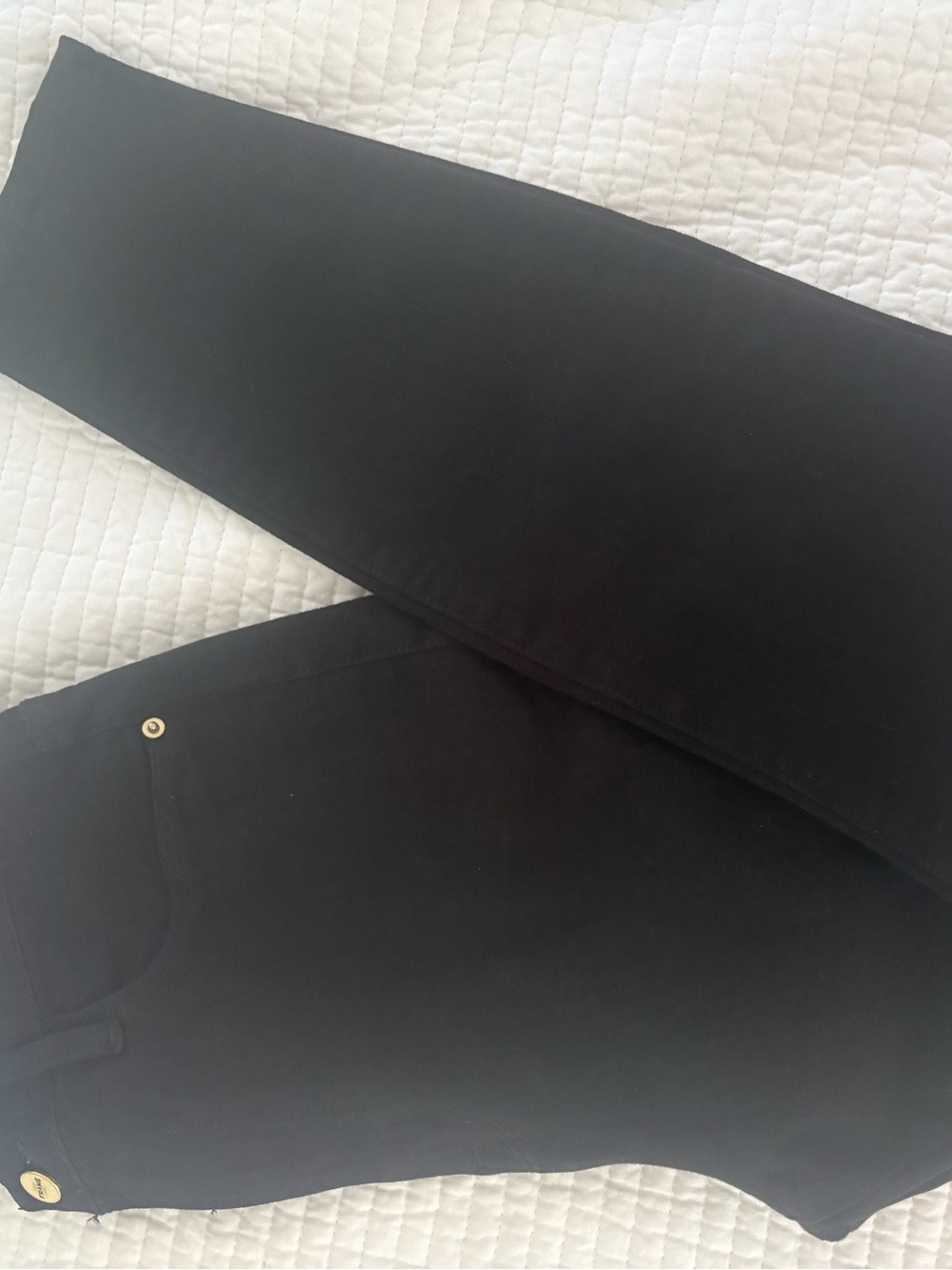 FRAME Denim Ali High Rise Cigarette Jeans - Noir (Black) - Size 27 - Picture 10 of 15